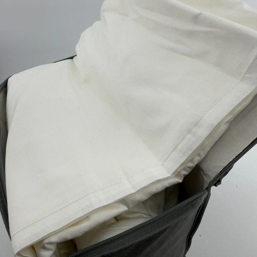 Sleep Number Essential Fit Cotton Sheet Set Eastern King White 300TC 424299